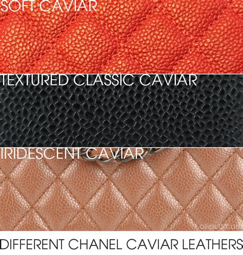 leather chanel|caviar leather vs calfskin.